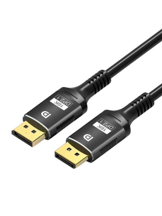 Кабель DisplayPort (DP) 1.4 - 2.1, поддержка 4K / 8K / 16K, для компьютеров и мониторов
