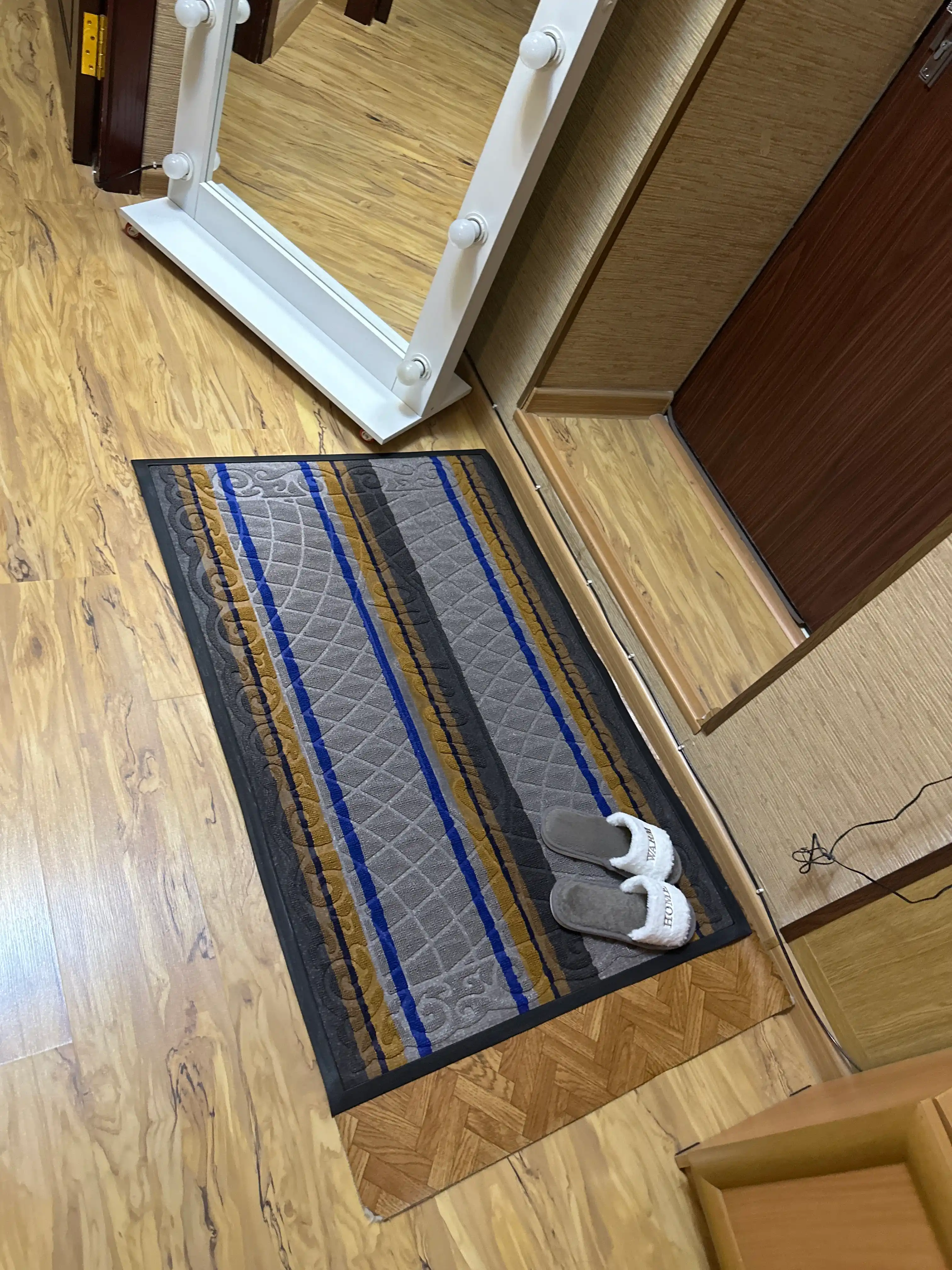 Ofis, do'kon, eshik oldi uchun sirpanmas chang yutuvchi gilamchalar 120x80 cm, 75x45 cm