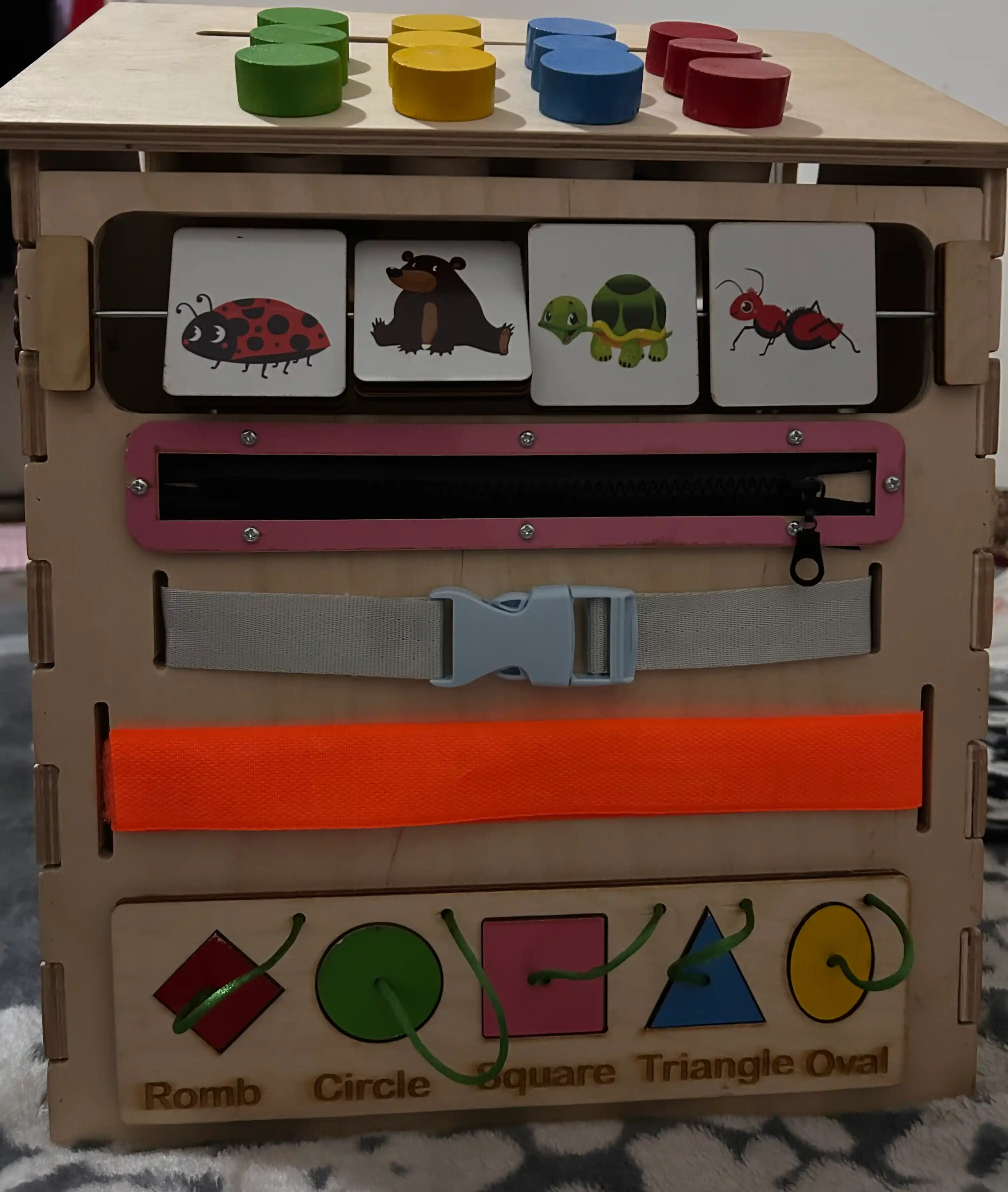 Игровая доска Бизиборд 40x30 см 