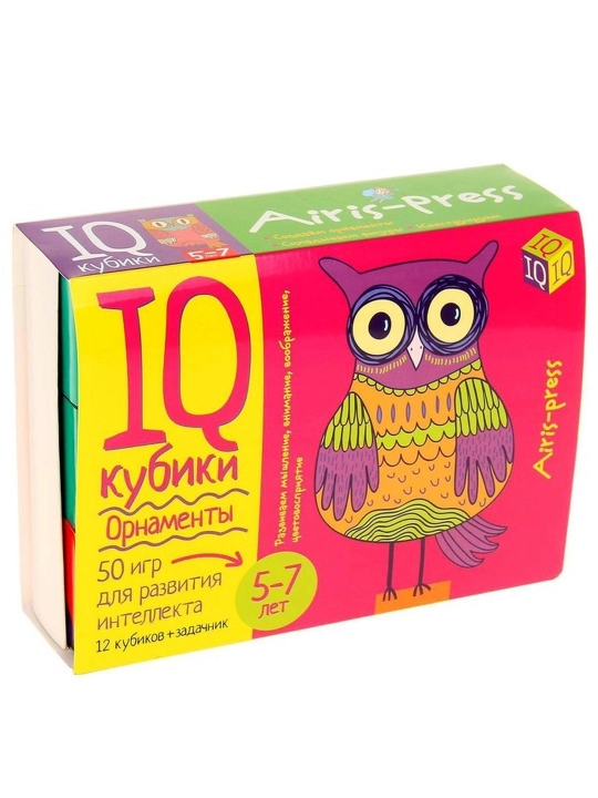 Smart Cubes bezaklari. Aqlni rivojlantirish uchun 50 ta o'yin. Iris-press