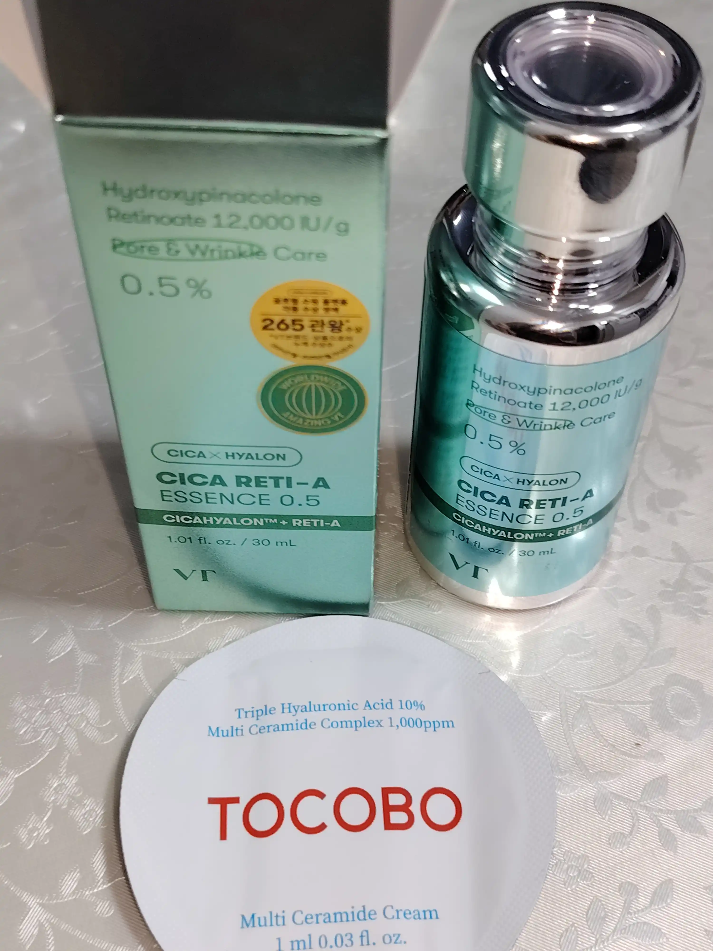 Сыворотка для лица VT Cosmetics: ретинол, лифтинг, коллаген, пептиды, центелла, 30 мл