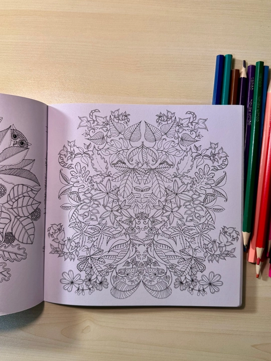 Mandala, anti-stress, boyash kitobi, raskraska kattalar uchun, 24ta rasmli, sifatli qog'oz