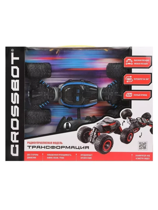 RC Car Transformation Crossbot, 4WD, aylantirish, yuqori va past qo'nish rejimi