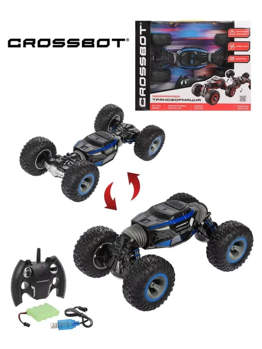 RC Car Transformation Crossbot, 4WD, aylantirish, yuqori va past qo'nish rejimi