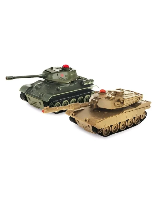 Masofadan boshqarish pultidagi tank jangi, 1:32 shkalasida, T34 va Abrams M1A2