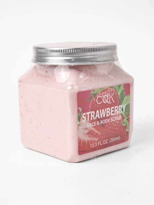 Скраб для лица и тела Sherbet Body Scrub, с экстрактом малины и клубники, 500 / 350 гр