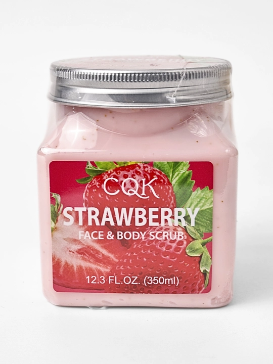 Скраб для лица и тела Sherbet Body Scrub, с экстрактом малины и клубники, 500 / 350 гр