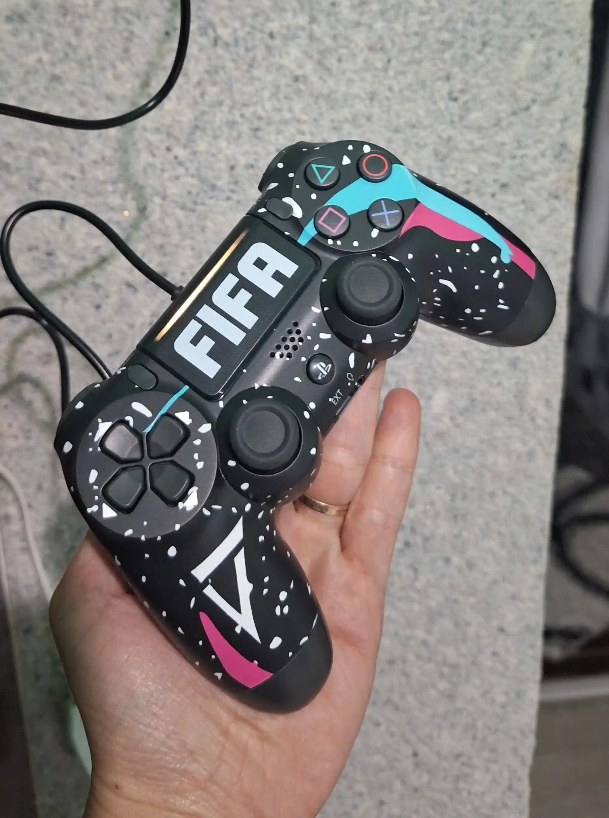 PS4 uchun simsiz geympad, Sony Playstation va Dualshock 4 kabi kompyuter uchun joystik