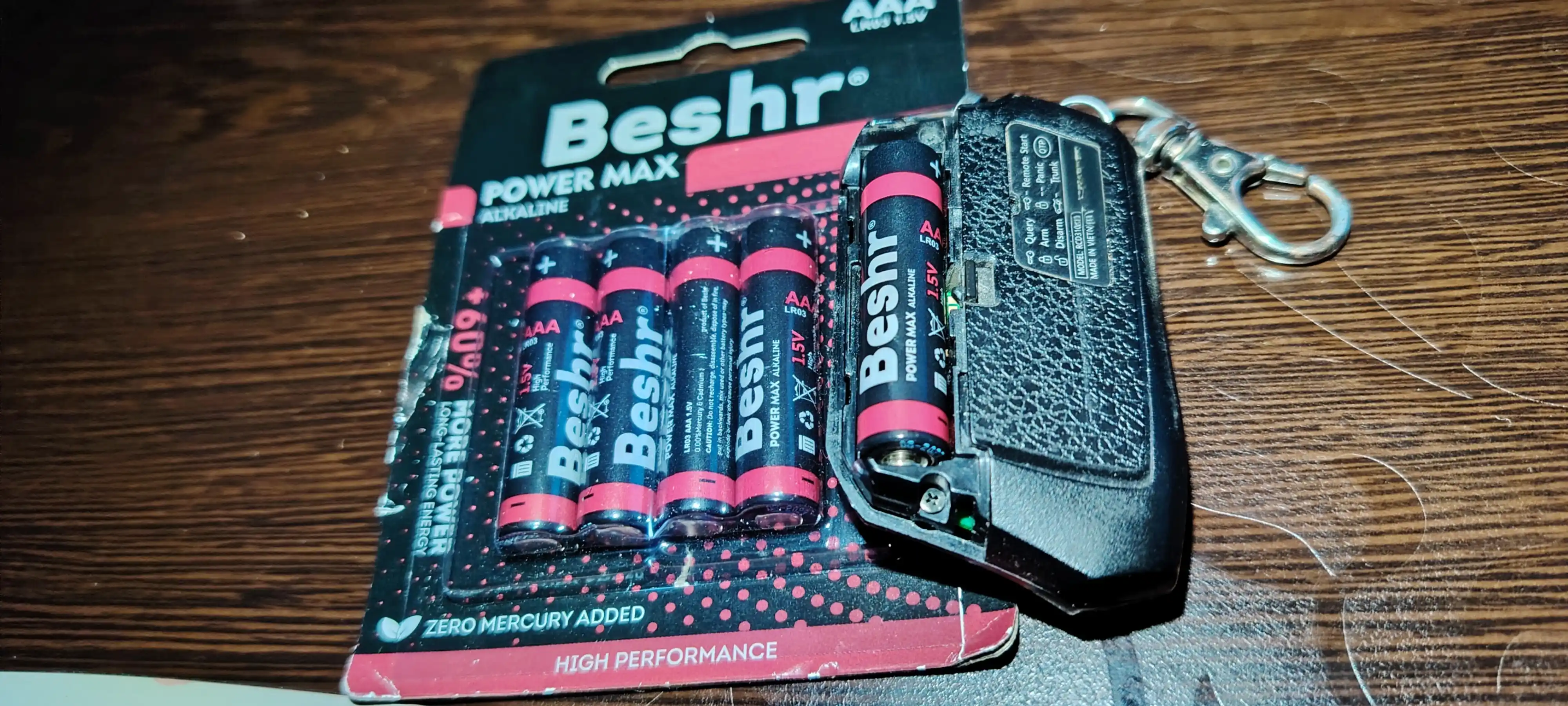 Batareyka, o'lchami AAA, 4 dona, Beshr Power Max Alkaline, alkaliyn batareykalar