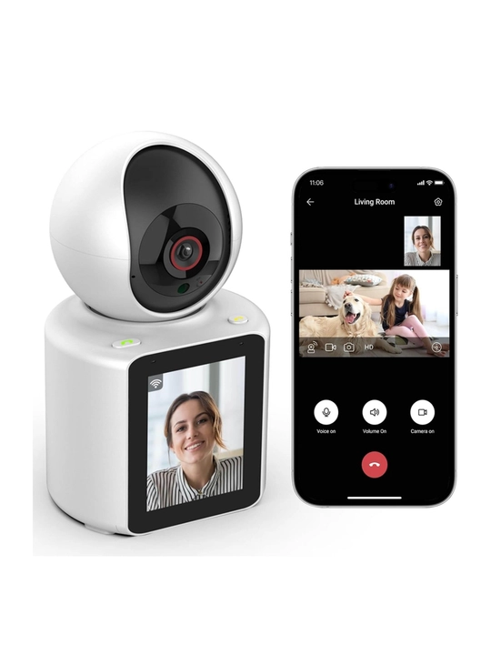 Juft linzali va harakat sensoriga ega Wi-Fi video kuzatuv kamerasi