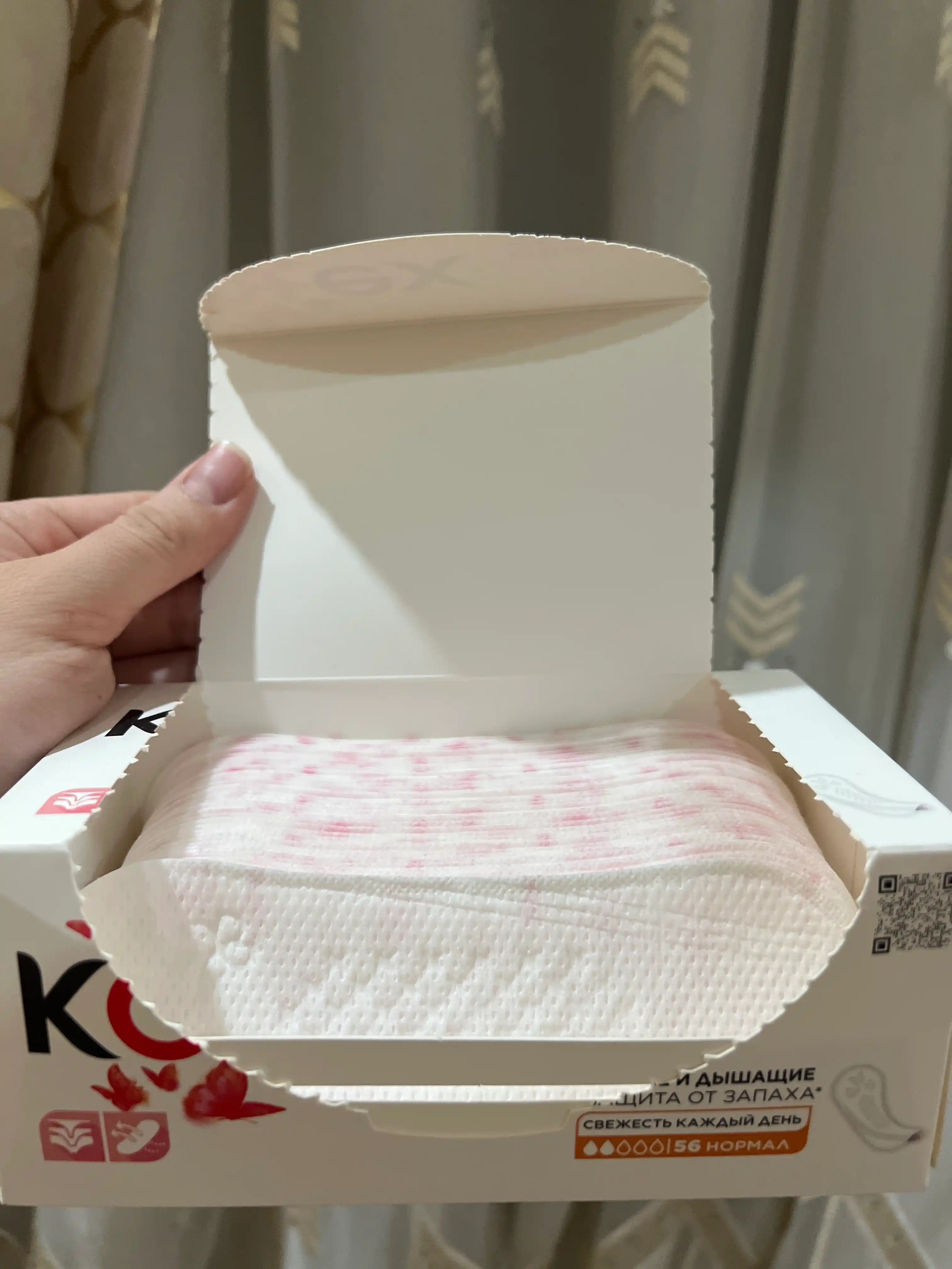 Ежедневные прокладки Kotex Нормал Deo, 56 шт