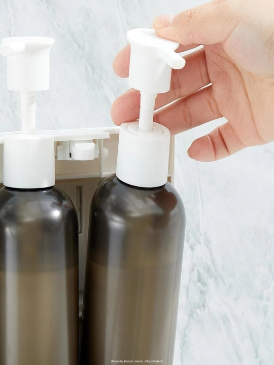 Настенный дозатор для ванной 3-х секционный: Диспенсер для шампуня DB-99-70 