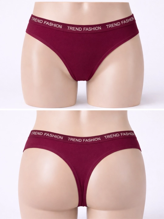 Ayollar uchun paxtali string (tanga) ichki kiyim, universal razmer 44–48 - 