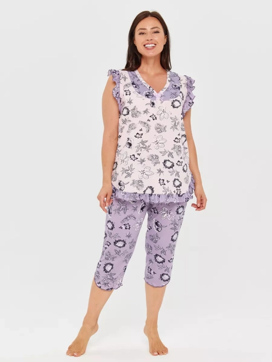 Ayollar pijama, shim va futbolkasi