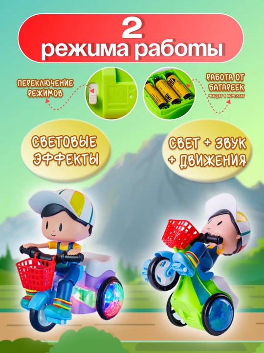 Игрушка интерактивная вращающаяся машинка