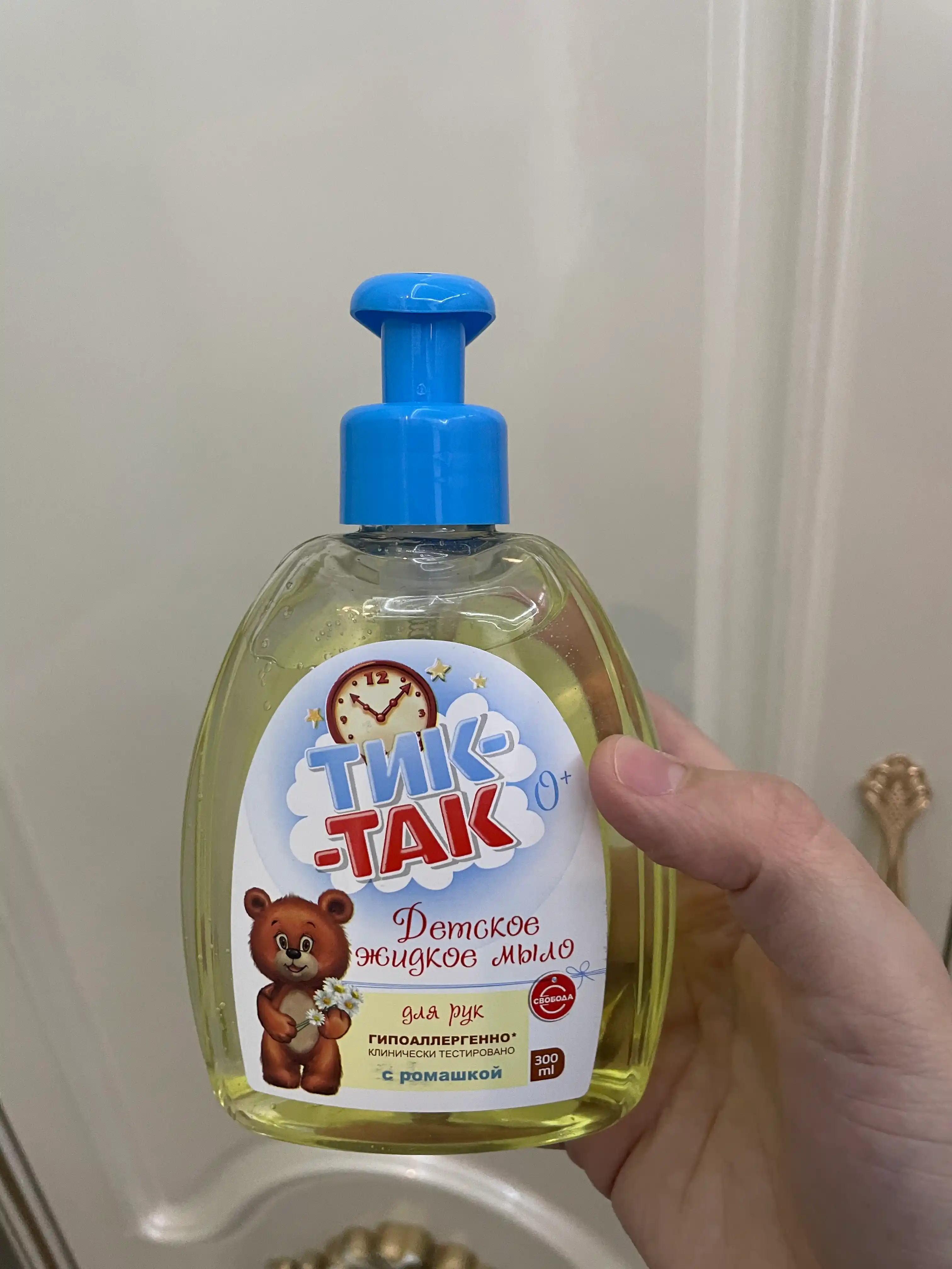 Suyuq sovun Tik-tak moychechakli, 300 ml