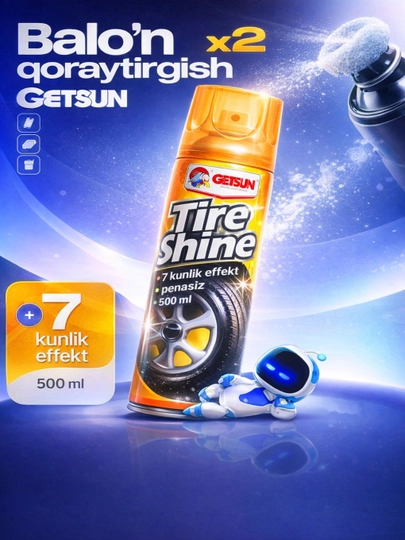 Чернитель шин Getsun Tire Shine 500ml — 71SDOM-GETSUNBQL