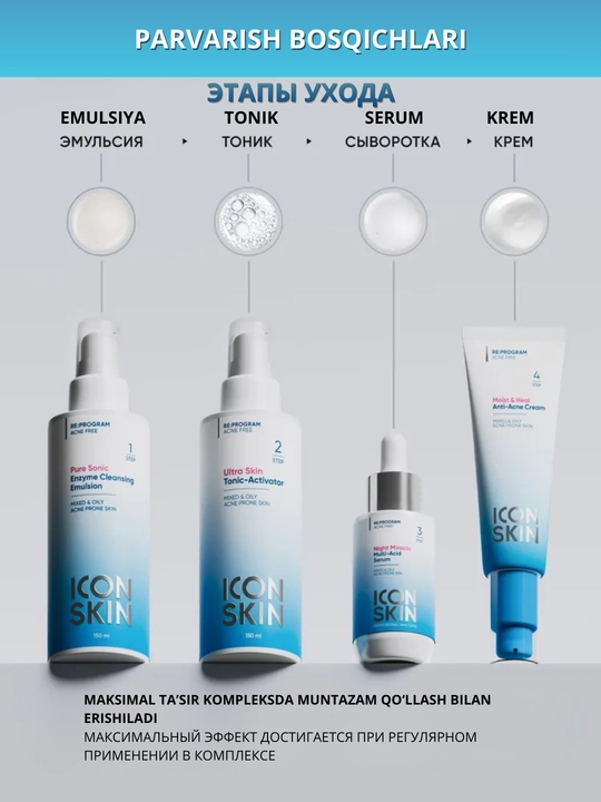 Icon Skin Гель для умывания, умывалка для очищения кожи, 150 мл
