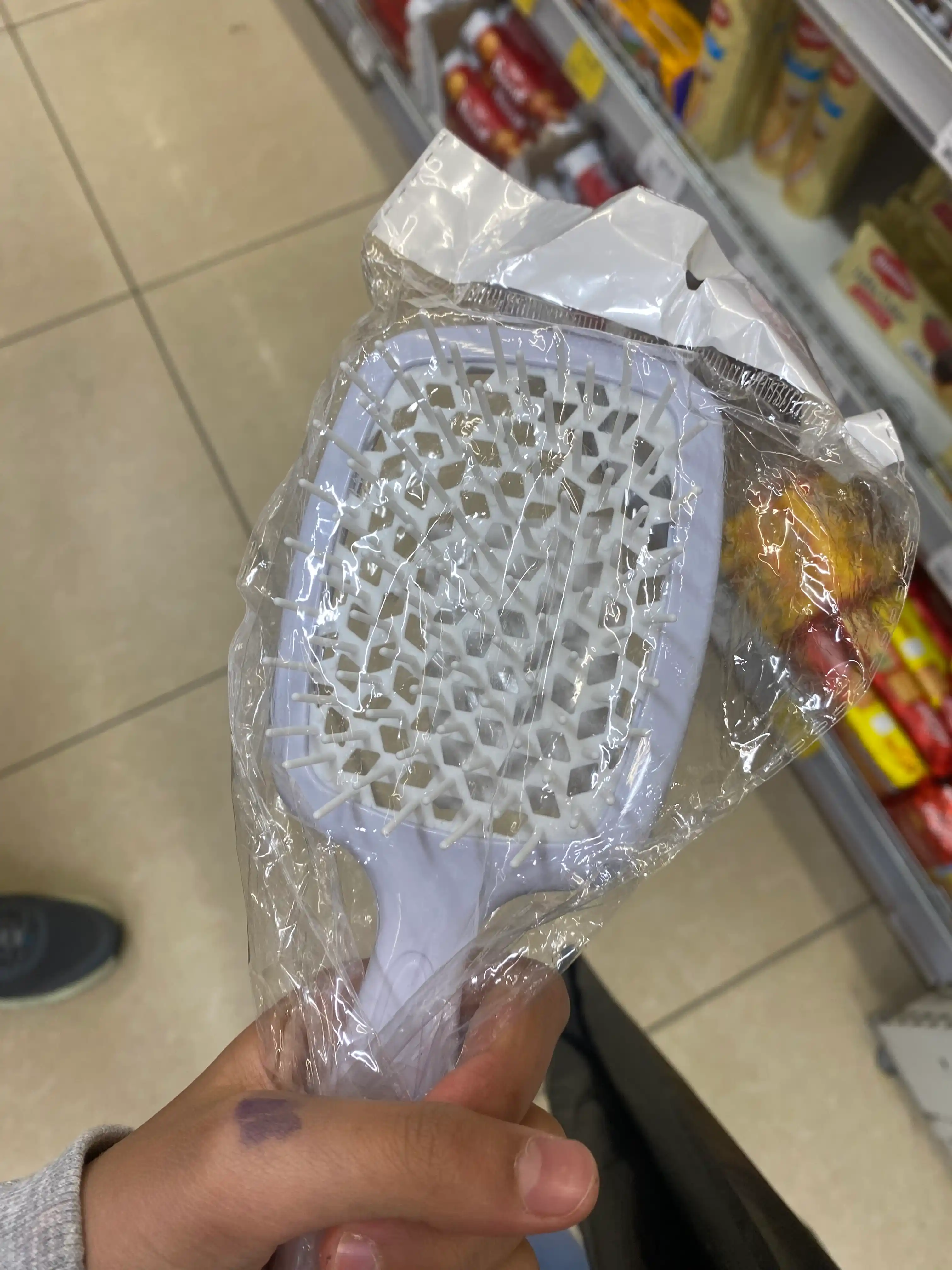 Расческа для волос массажная продувная, для укладки и распутывания мокрых волос, Superbrush