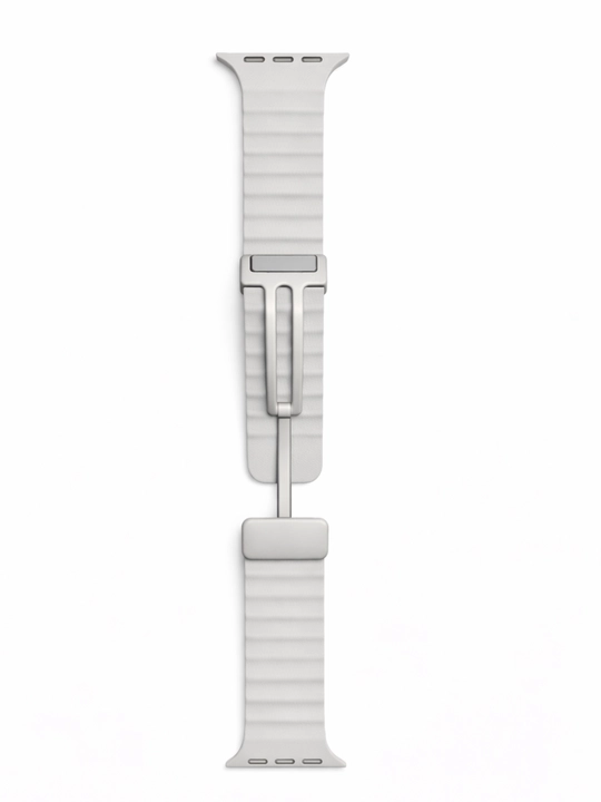 Ремешок Apple Watch 42, 44, 45, 46, 49 мм, силиконовый, магнитный - 