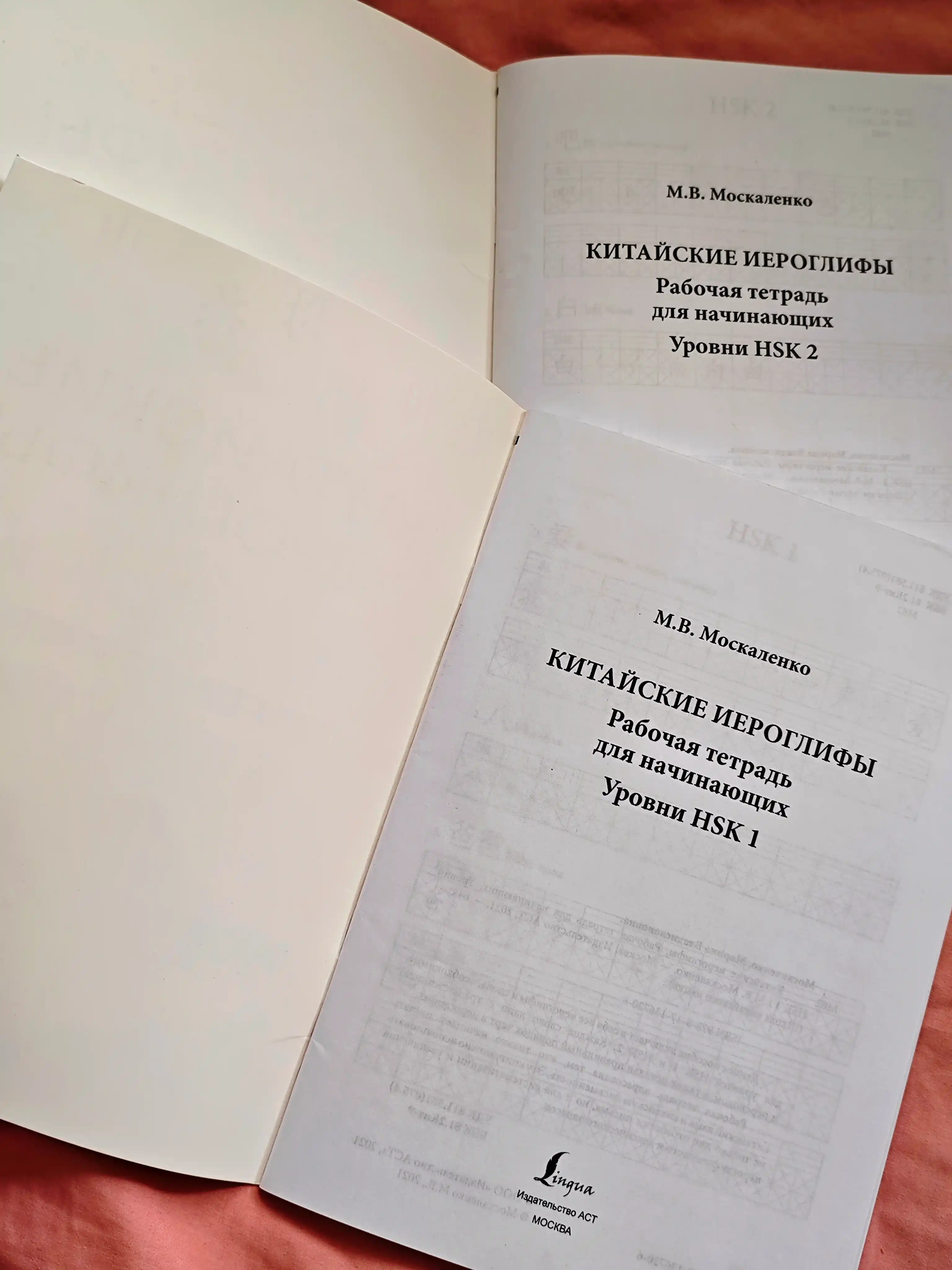 Китайские иероглифы, рабочая тетрадь для начинающих, уровни HSK 1-2, 3-4