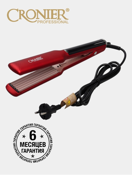 Professional soch uchun gafri dazmol Cronier CR-926a, CR-919, keramik plastinali - 