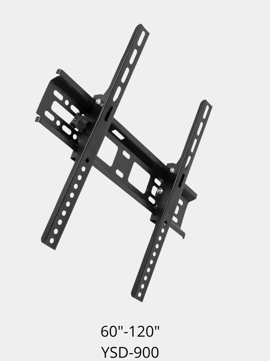 Televizor uchun devor kronshteyni — mustahkam, buriladigan, universal, 60–120" TV uchun