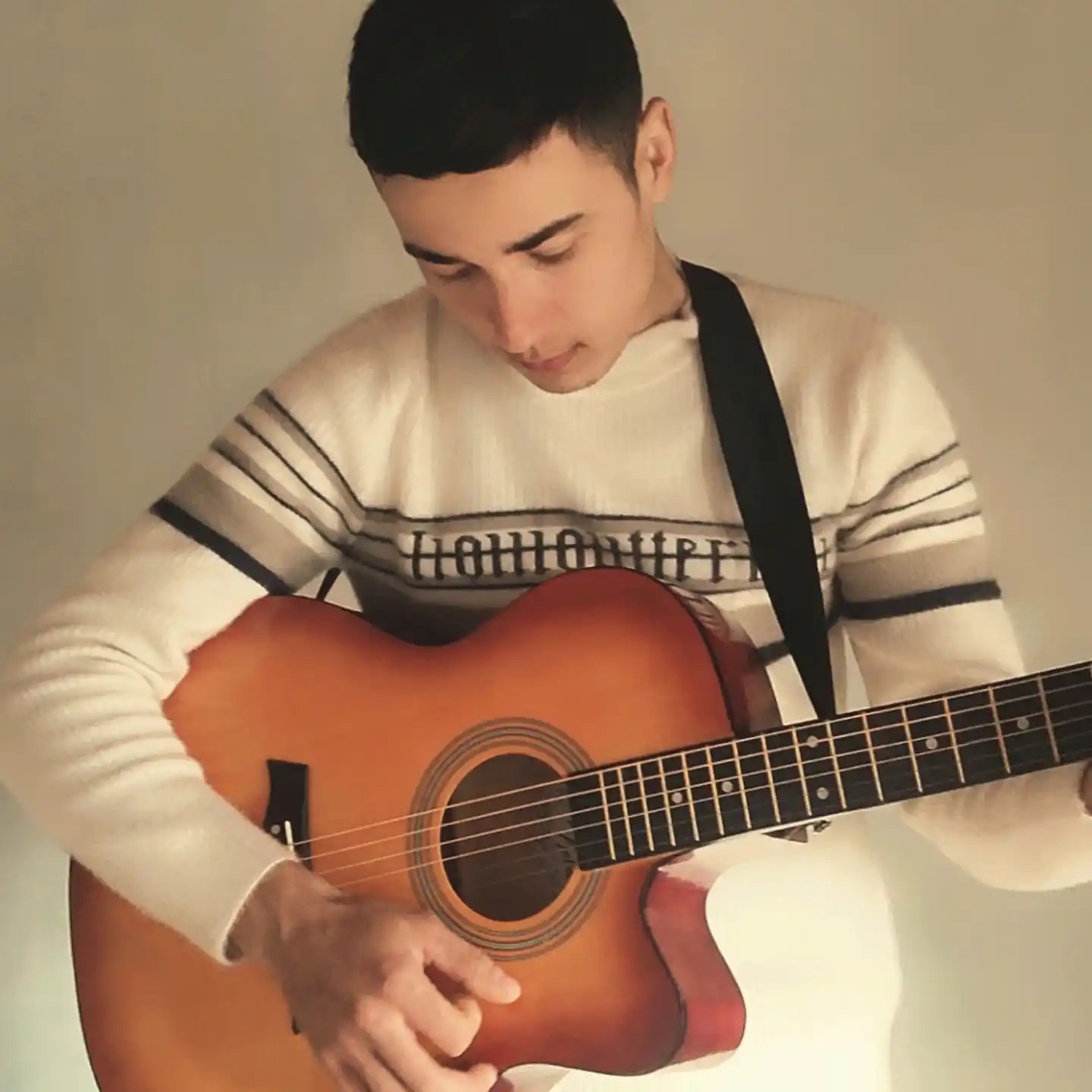 Kabat 40-Dyumli Akustik Gitara 6 torli, boshlovchilar uchun, to'plam 12 tasi 1 da, 105-sm