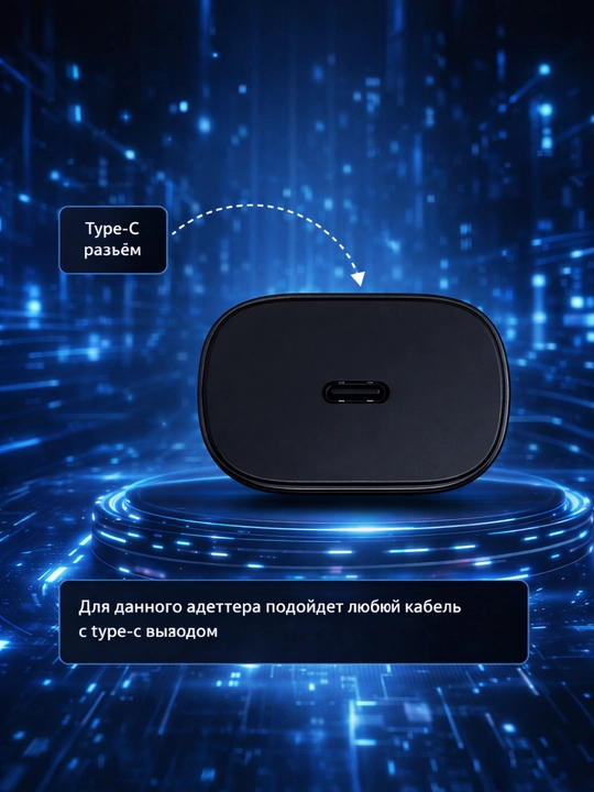 Зарядное устройство 25W PD USB-C адаптер, адаптер питания, Блок зарядки