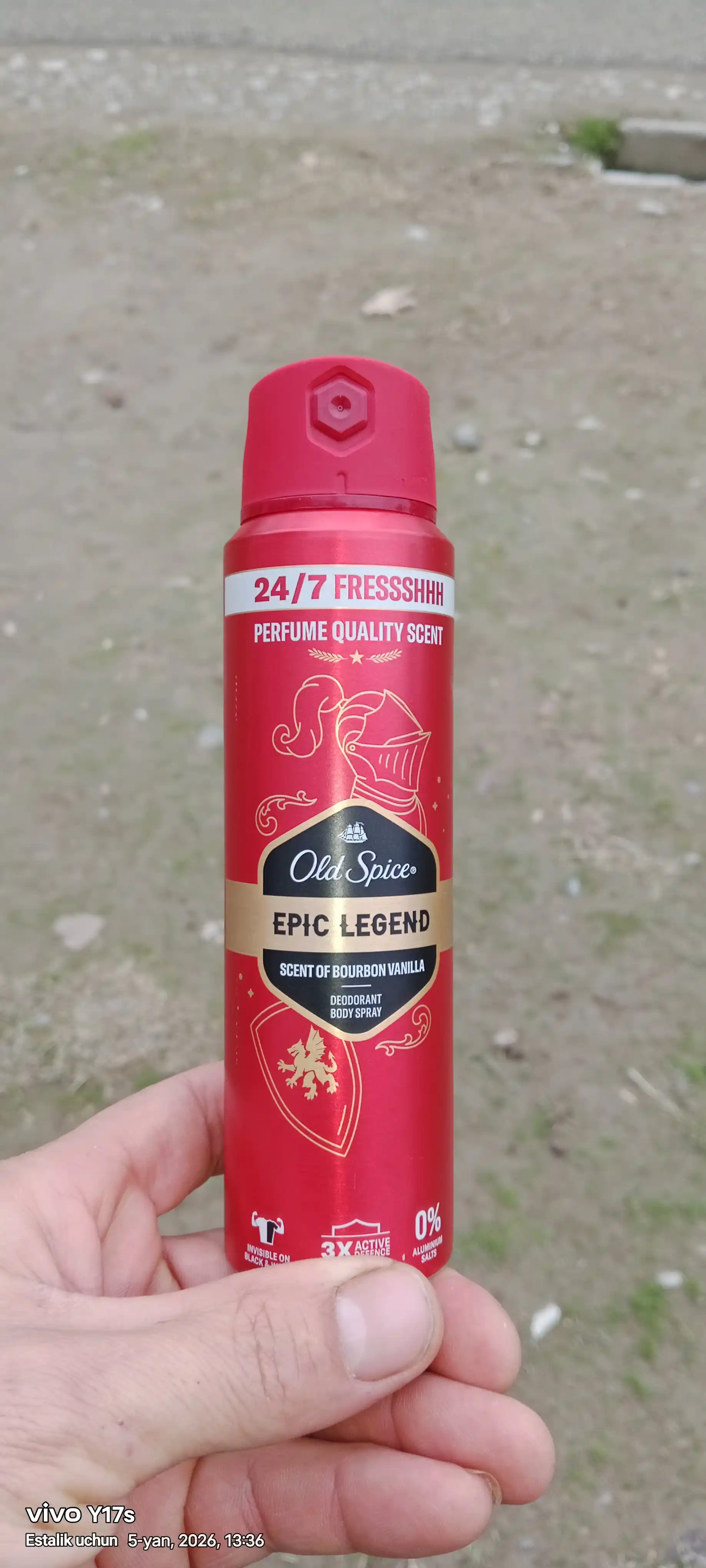 Old Spice erkaklar uchun aerozolli dezodorant Epic Legend, 150 ml