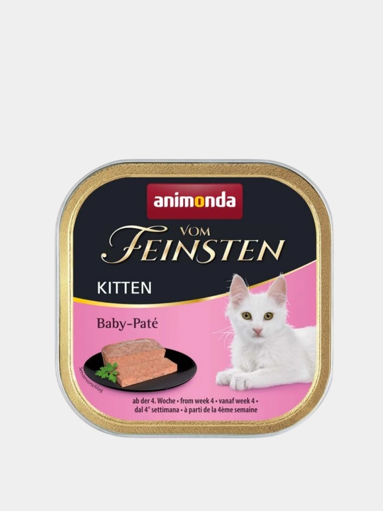 Mushukchalar uchun nam Animonda Vom Feinsten ozuqasi, har xil ta’mli, 100 grammdan 10 ta laminster