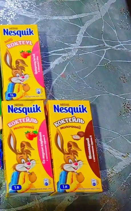 Shokoladli kokteyl Nestle Nesquik, 1 litr