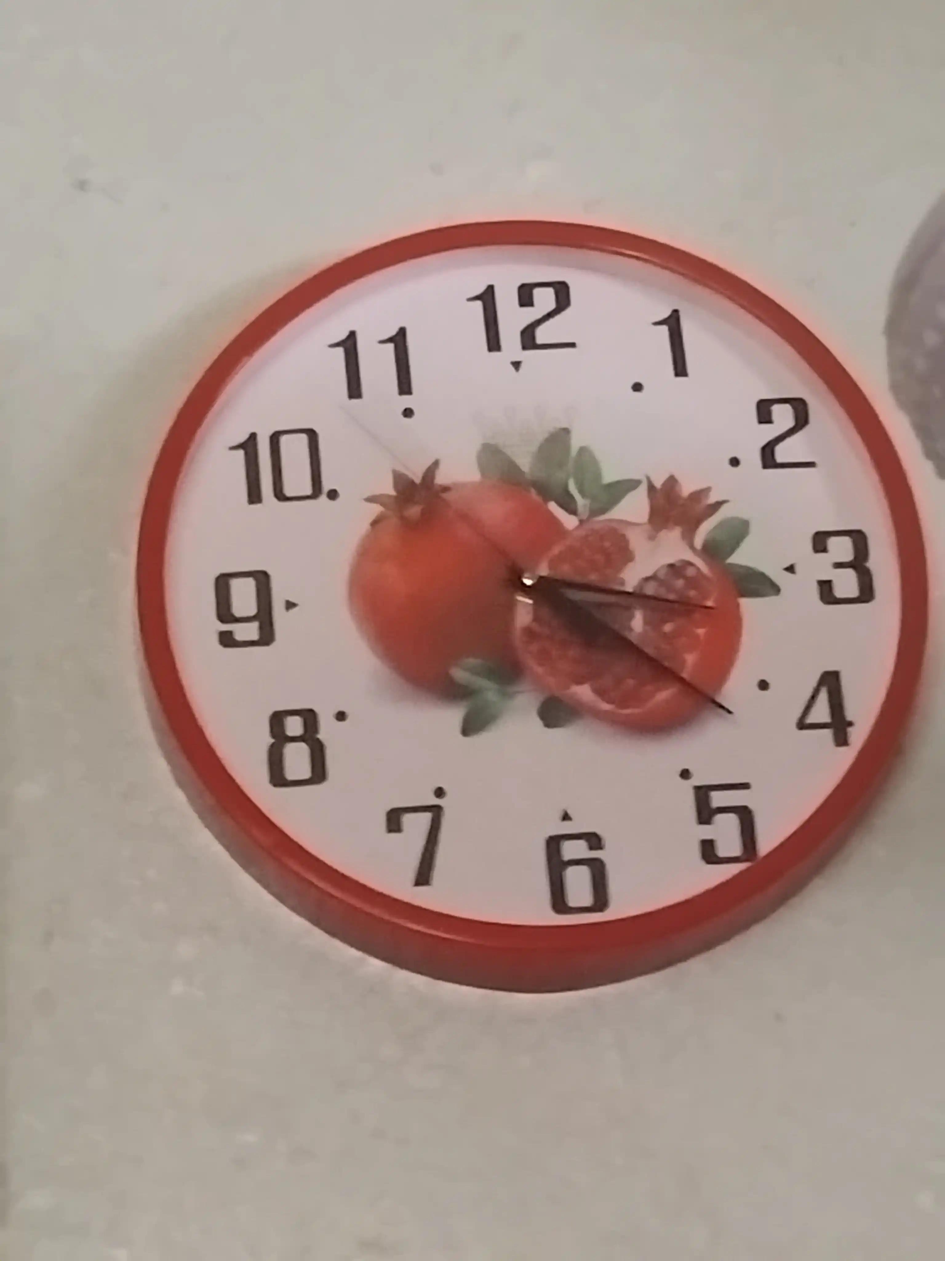 Devor soati, dumaloq, interyer uchun, uyga va ofisga, 30 sm
