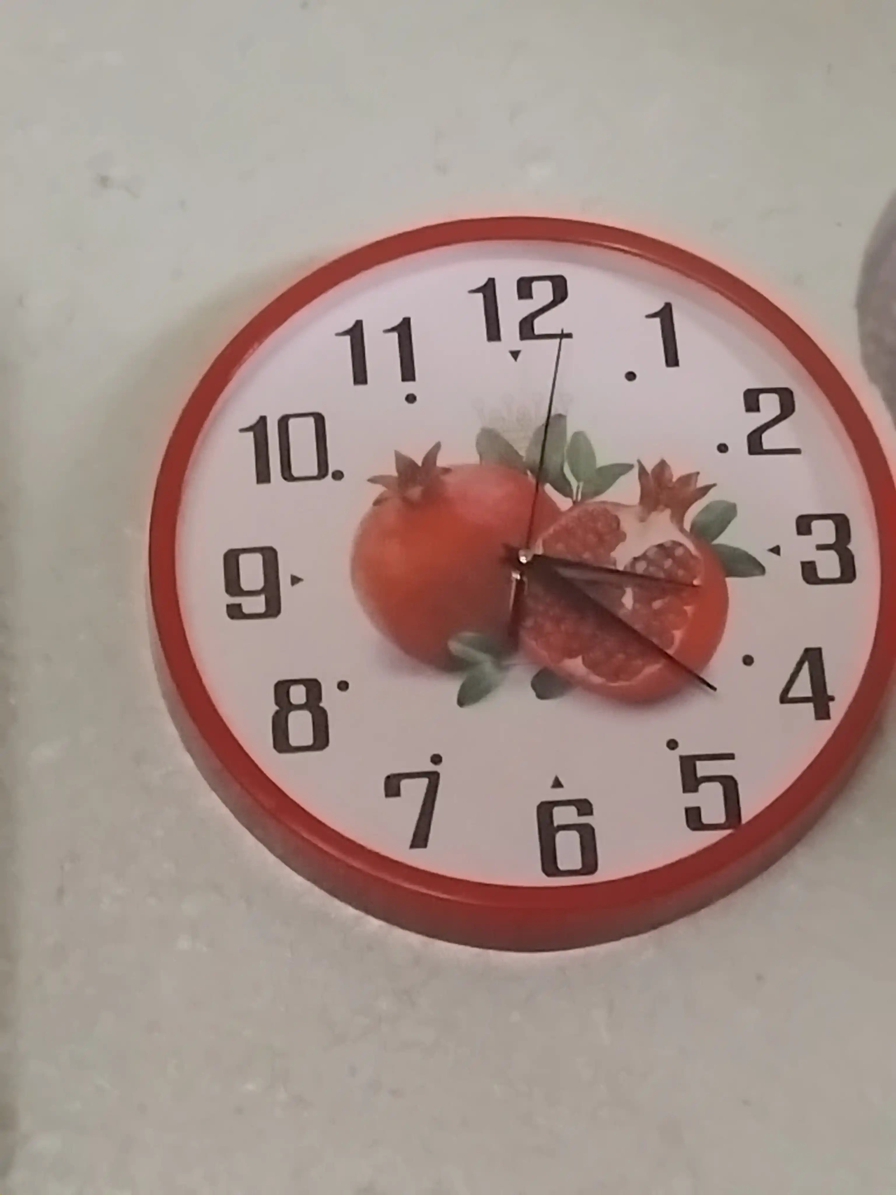 Devor soati, dumaloq, interyer uchun, uyga va ofisga, 30 sm