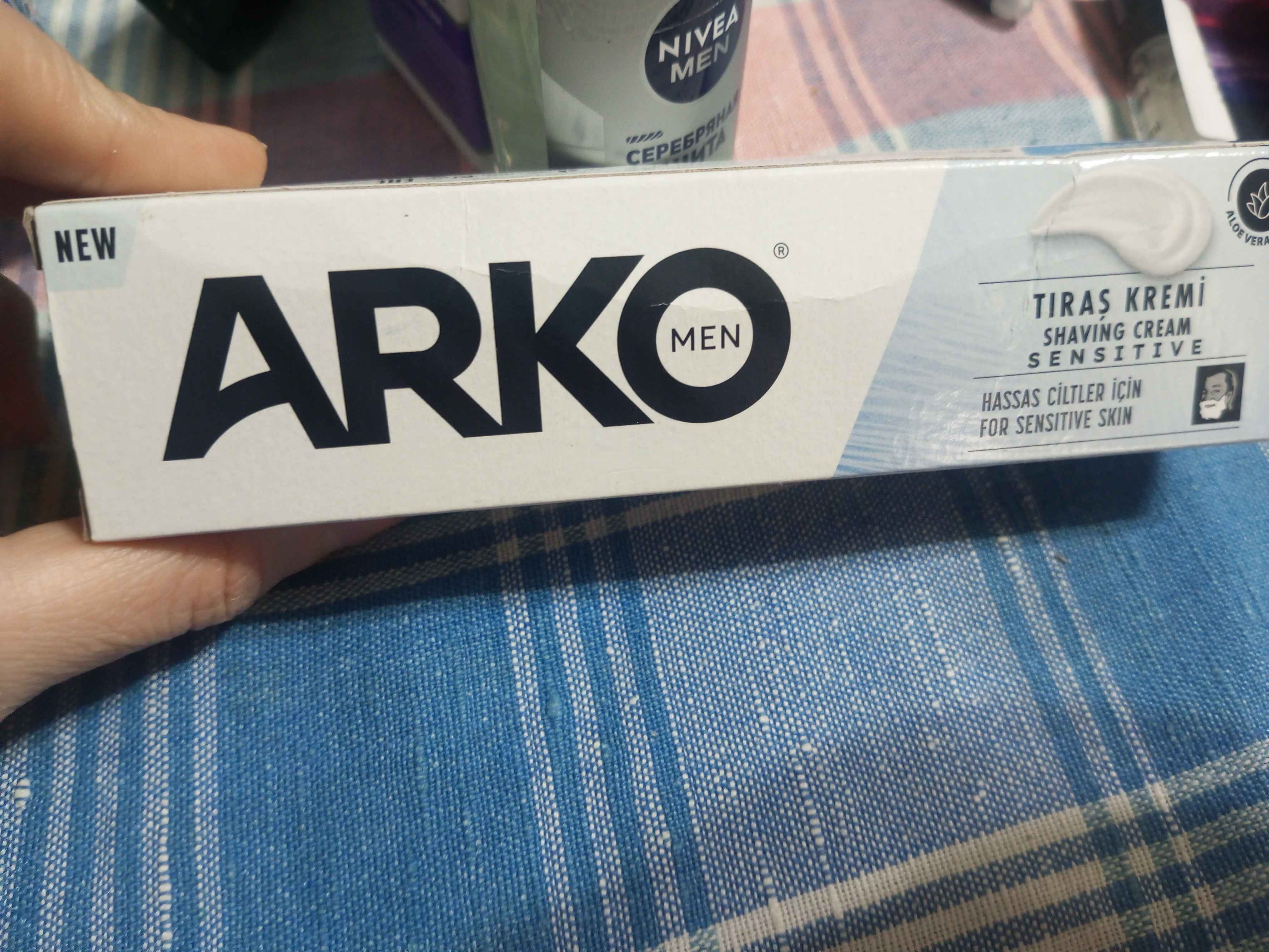 Крем для бритья Arko Men Sensitive, 65 г