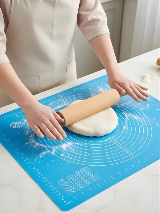 Silikon pishiriq kovrigi 50x40 sm, non-stick baking mat xamir yoyish uchun
