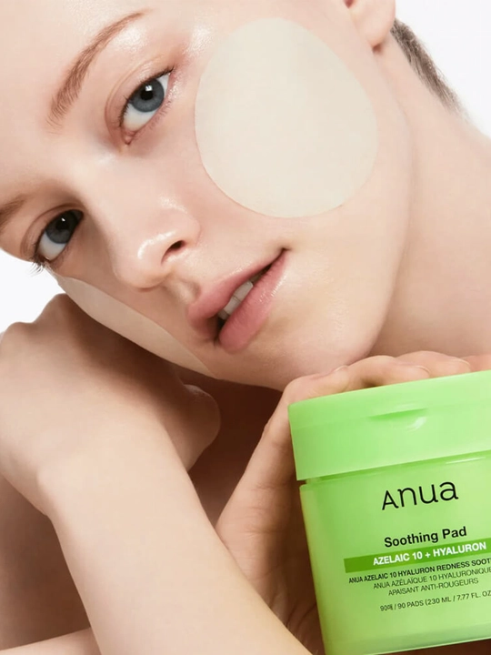 Корейские пэды для лица Anua: Niacinamide TXA, PDRN Hyaluronic и Azelaic Acid, 60-90 шт