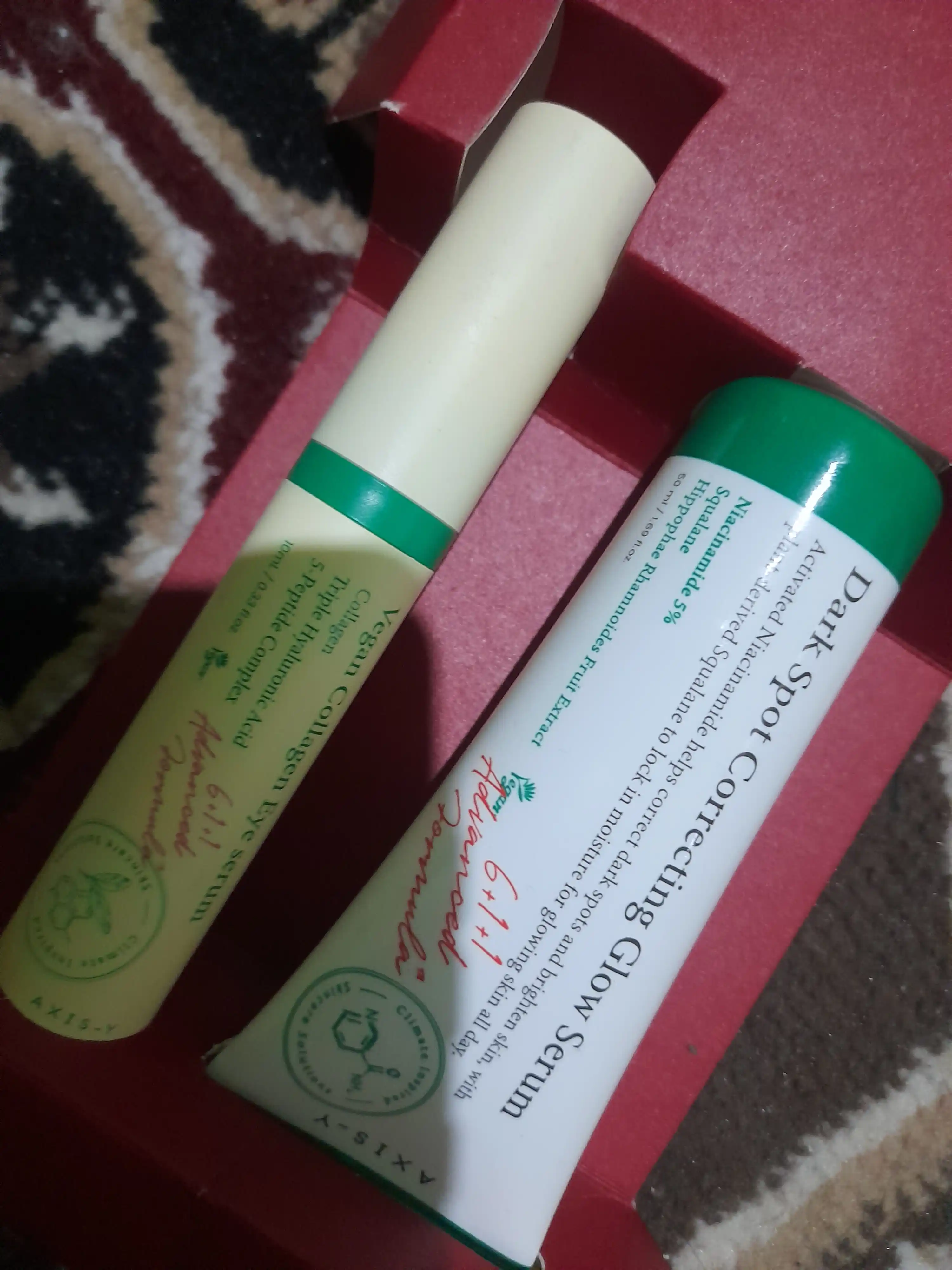 Yaltiruvchi va namlantiruvchi teri uchun AXIS-Y Glass Skin Duo