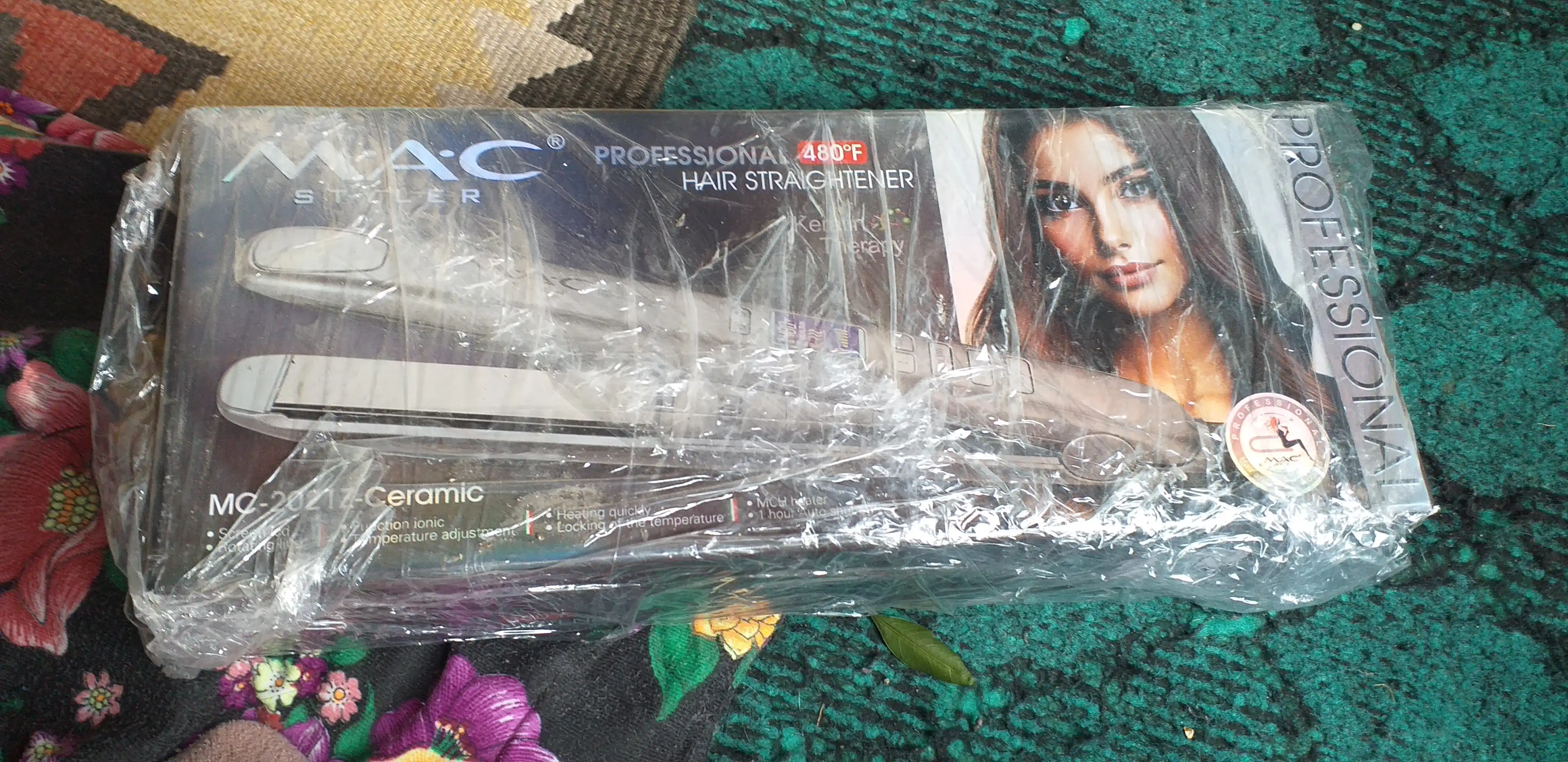 Professional soch tekislovchi dazmol MAC Styler MC-2021 Keramika, LCD displeyli