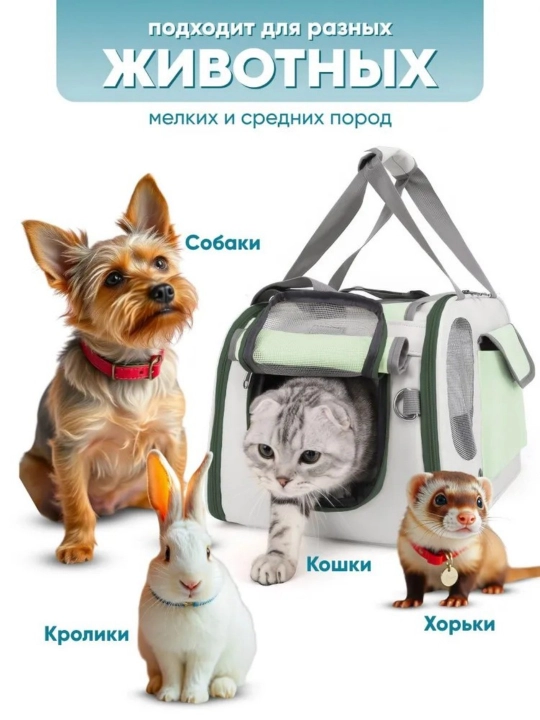 Рюкзак кошки и собаки дышит большим пространственным пакетом