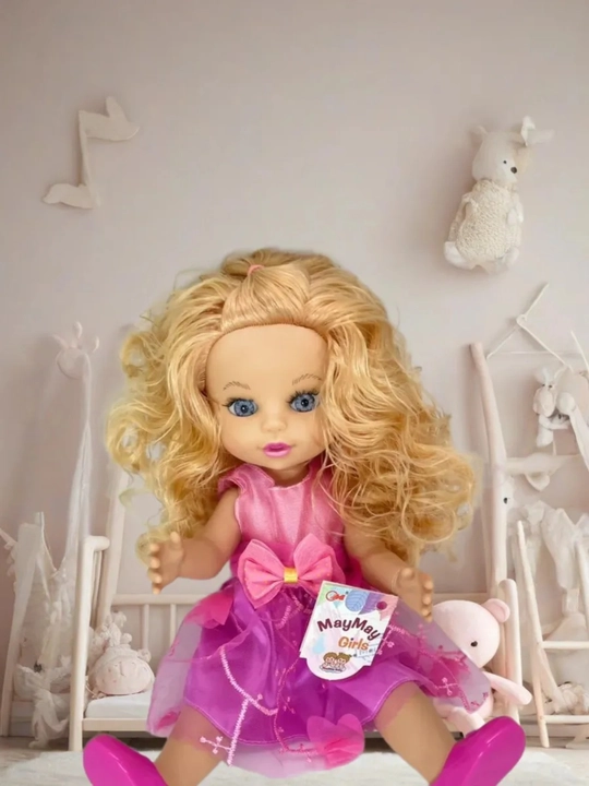 Кукла для девочек May May, говорящая музыкальная игрушка, 36 см