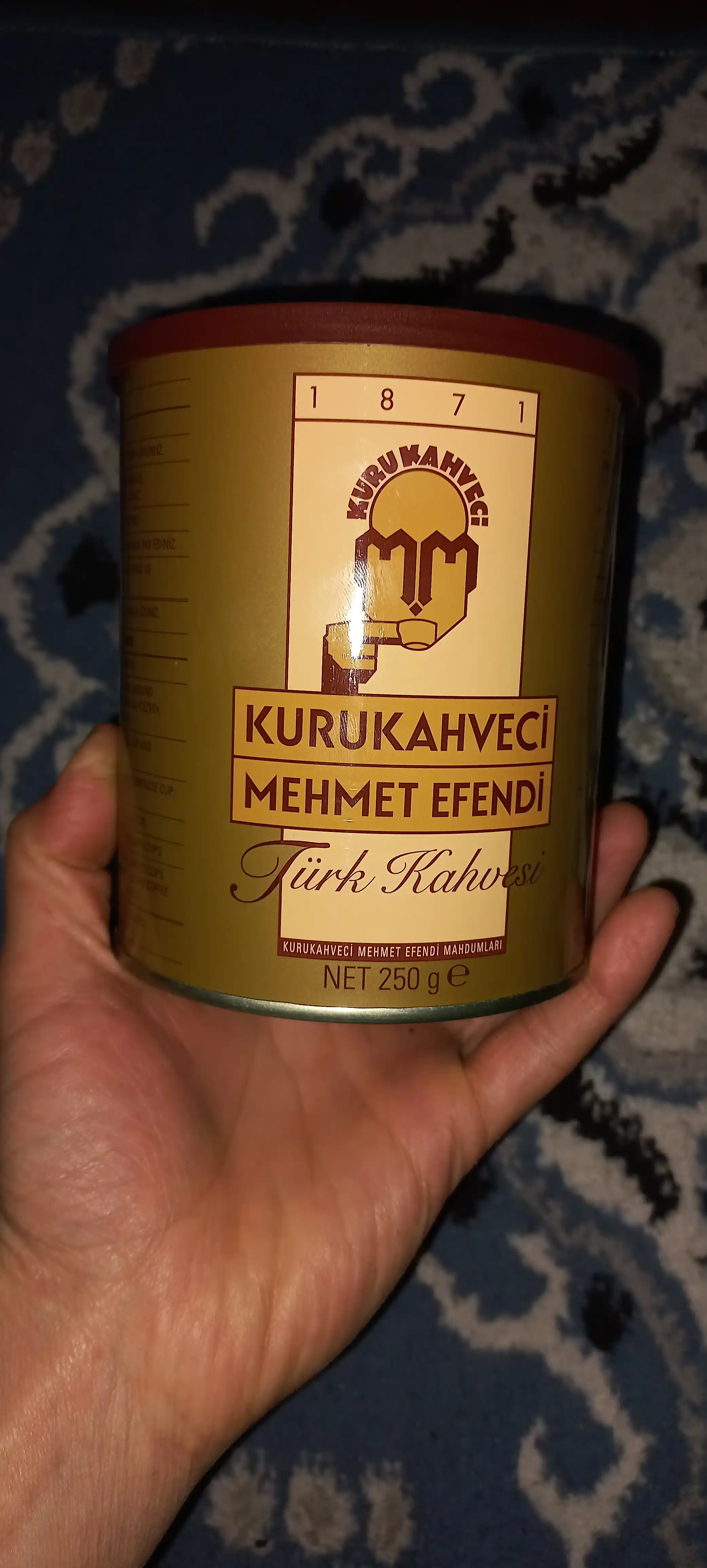 Kurukahveci Mehmet Efendi — maydalangan turkcha qahva