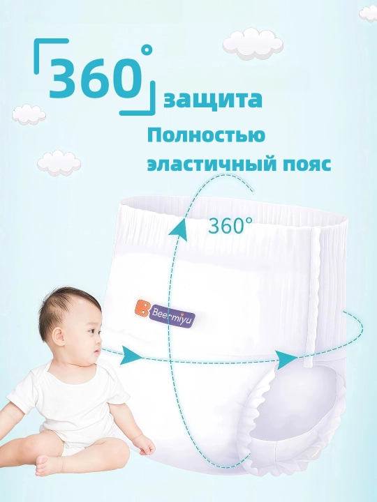 Beermiyu Трусики-подгузники, серии 5D