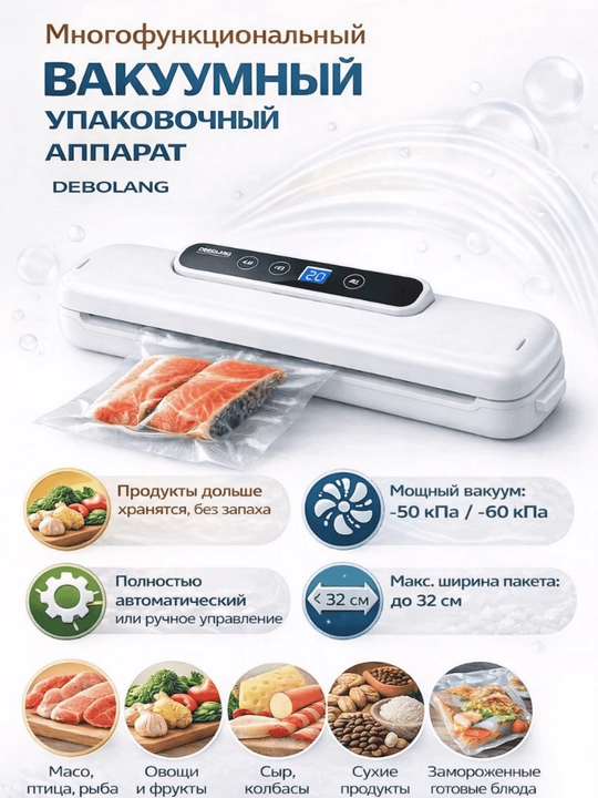 Вакуумный упаковщик
