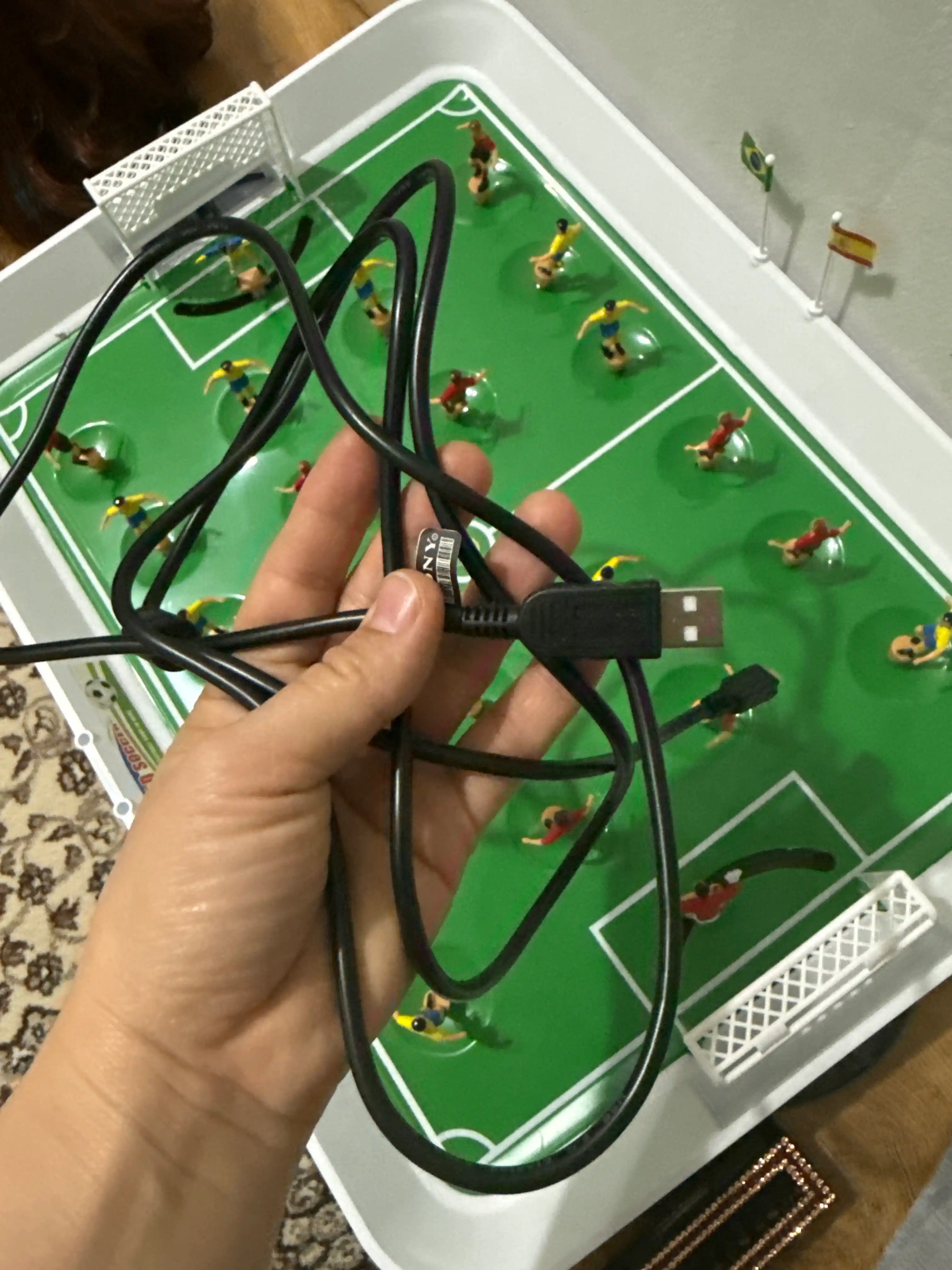 PlayStation PS - PS3/PS4/PS5 joystiklarini quvvatlash kabeli, geympad quvvatlash kabeli