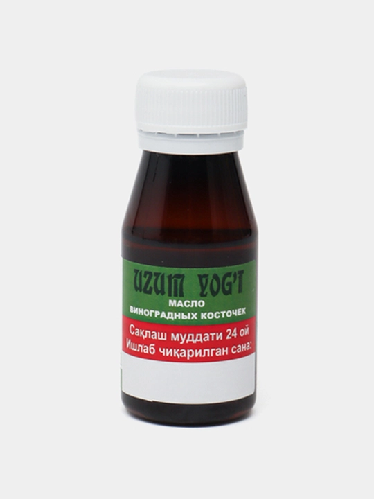 Tabiiy uzum danagi yog'i, yuz, tana va sochlar uchun (25ml, 50ml, 100ml)