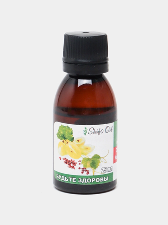 Tabiiy uzum danagi yog'i, yuz, tana va sochlar uchun (25ml, 50ml, 100ml)