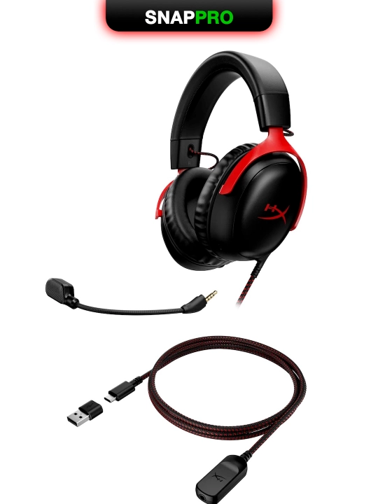 Oyin simli quloqchinlari HyperX Cloud III 7.1, oyin eshitish vositasi