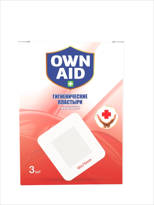 Gigiyenik plastirlar Own Aid, qadoqlangan, 60 * 70 mm