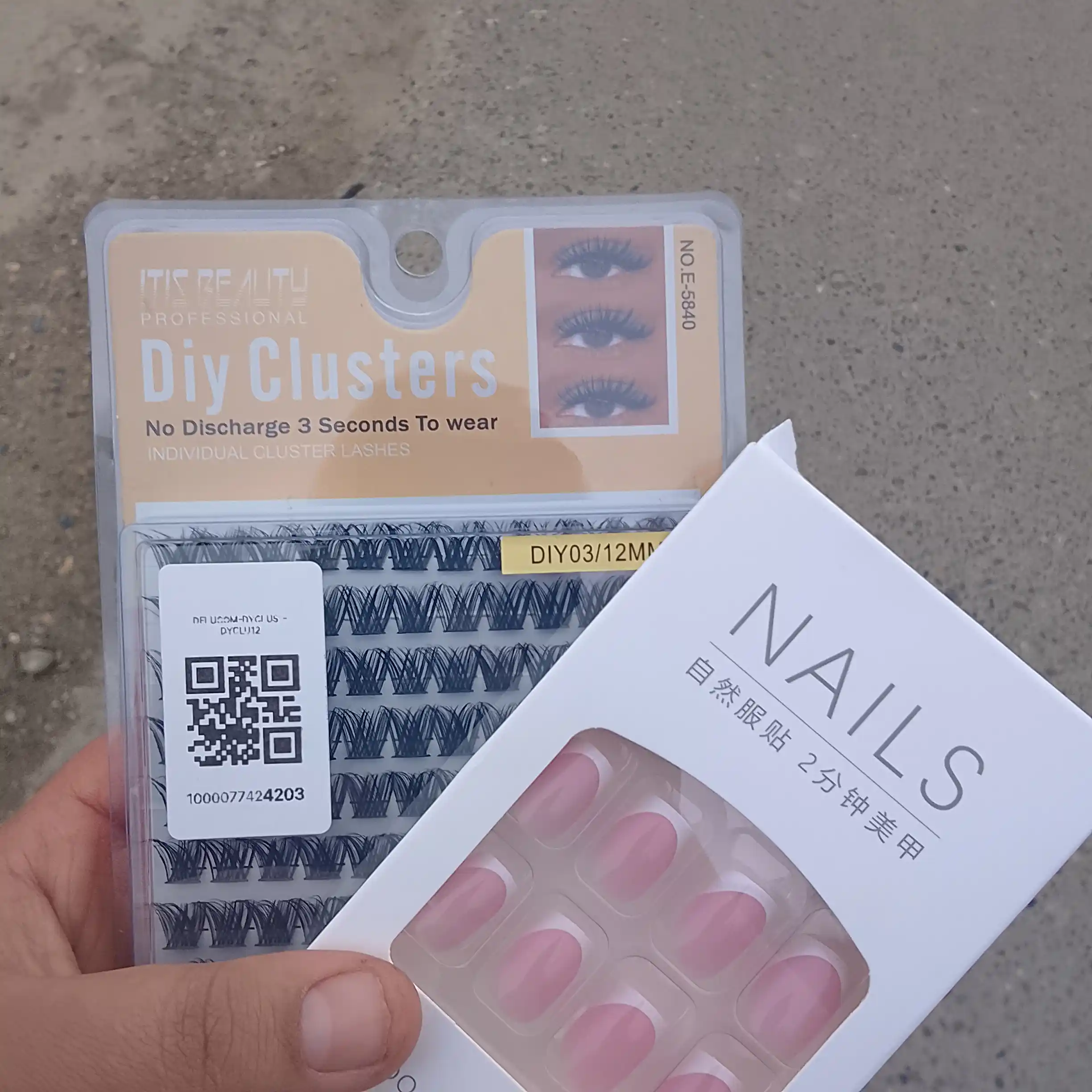 Набор пучковых ресниц Eyelashes Extension 10, 11, 12, 13 мм